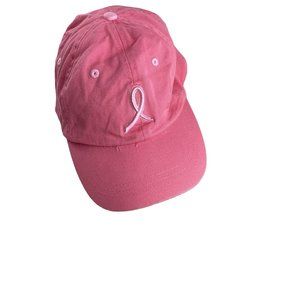 Network of Strength * Breast Cancer Awareness Cap*  One size * Pink* Cotton*EUC